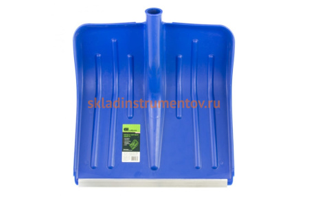 Полипропиленовая синяя лопата 400 х 420 мм без черенка, СИБРТЕХ Россия 61618