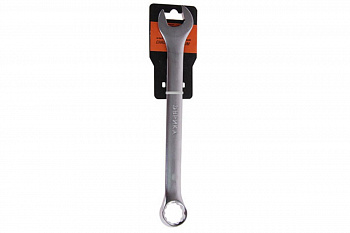 Комбинированный ключ 32мм Chrome vanadium на держателе сатинированный ЭВРИКА ER-31032