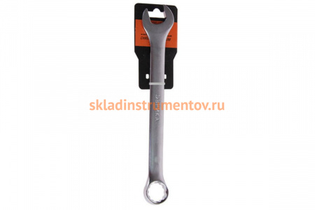 Комбинированный ключ 32мм Chrome vanadium на держателе сатинированный ЭВРИКА ER-31032