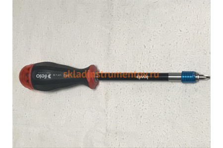 Отвертка с магнитным держателем под биты с набором бит 8шт. Felo 37320805