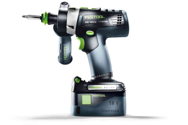 Аккумуляторная ударная дрель-шуруповерт FESTOOL PDC 18/4 5,2/4,0-Set/XL-SCA 576469