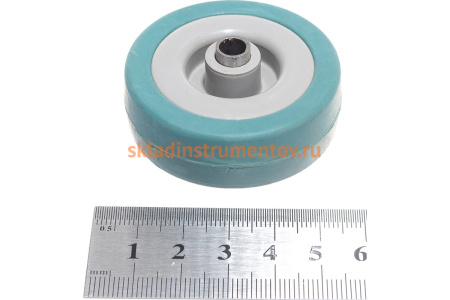 Колесо (50 мм; г/п 35 кг; резина/полипропилен) ЗУБР 30956-50