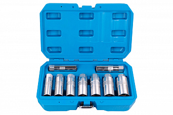 Набор проходных удлиненных головок для разбора стоек, 9 предметов AV Steel AV-922055