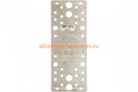 Крепежная пластина ЗУБР КП-2.5 200х80 х 2.5мм 31023-200