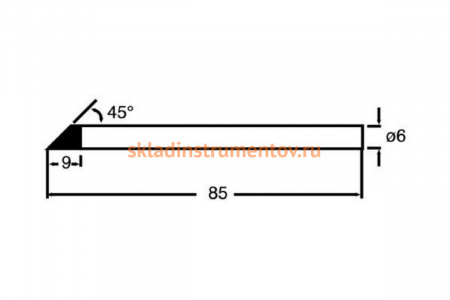 Жало конус со срезом 6 мм для паяльника 8PK-S120NA / B (60W) ProsKit SI-S120T-6C 00188601