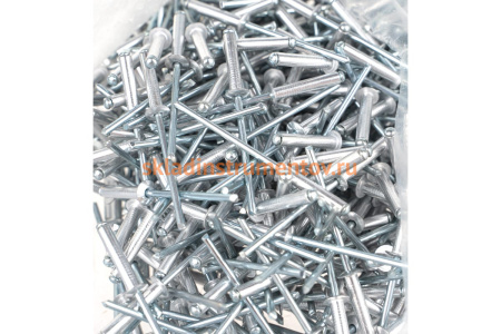 Заклепка вытяжная открытая алюминий/сталь AlMg 1.5%/St (500 шт; 3.2x16 мм; Борт: Стандарт) MESSER 111113216-500