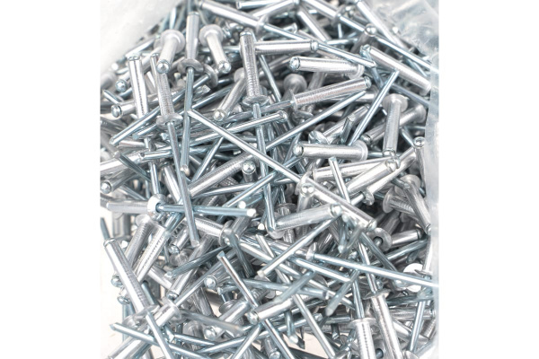 Заклепка вытяжная открытая алюминий/сталь AlMg 1.5%/St (500 шт; 3.2x16 мм; Борт: Стандарт) MESSER 111113216-500