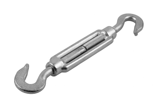 Талреп Зубр DIN 1480, крюк-крюк, оцинкованный, кованая натяжная муфта, М6, ТФ5, 15 шт 4-304365-06 Талреп Зубр DIN 1480, крюк-крюк, оцинкованный, кованая натяжная муфта, М6, ТФ5, 15 шт 4-304365-06