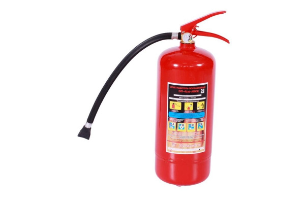 Порошковый огнетушитель с манометром ОП-4 з А;В;С;Е (старый ГОСТ ОП-5) СПЕЦ