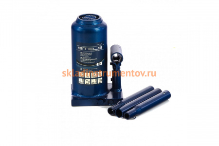 Гидравлический бутылочный телескопический домкрат 6 т, STELS 51141