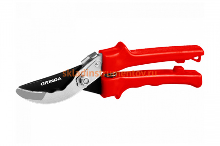 Секатор Grinda G-35 с пластиковыми рукоятками, плоскостной, 200мм 40212_z02