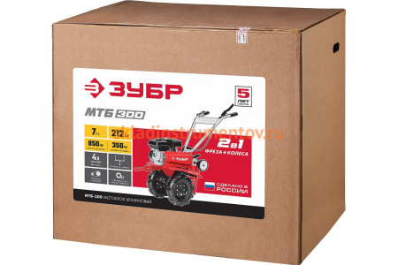 Бензиновый мотоблок ЗУБР МТБ-300 Бензиновый мотоблок ЗУБР МТБ-300