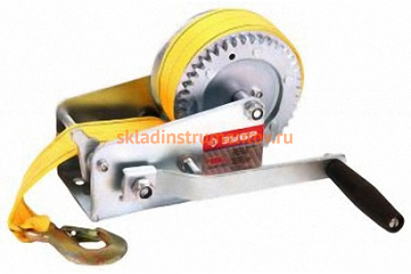 Стационарная лебедка ЭКСПЕРТ 0,9 т ЗУБР 43115-0.9