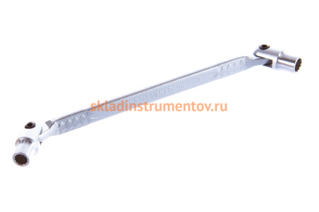 Торцевой прямой шарнирный ключ 6х7мм, 176мм JTC-3964