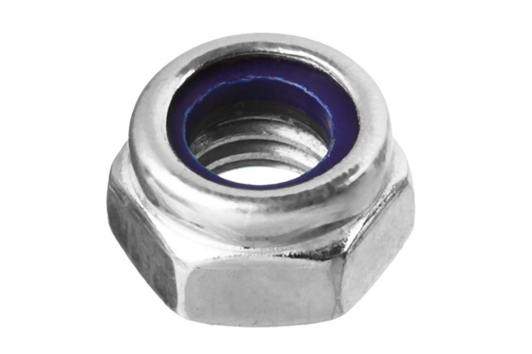 Гайка с нейлоновым кольцом ЗУБР DIN 985, M8, 5 кг, (примерно 1080 шт.) кл. пр. 6, оцинкованная, 303580-08