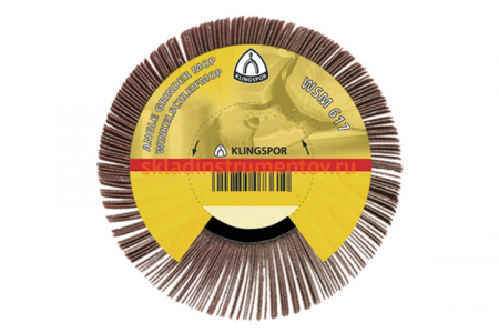Круг лепестковый радиальный, универсальный (125х20 мм; М14; Р60) для УШМ KLINGSPOR 277019