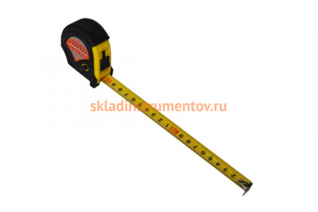 Рулетка SANTOOL обрезиненный корпус с двойной фиксацией 3м х16 мм 050107-003-016