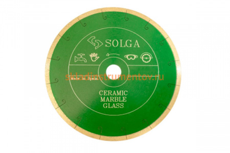 Диск алмазный сплошной (350х25,4 мм) CERAMICS MARBLE Solga Diamant 20000350