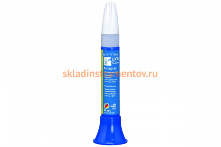 Фиксатор резьбы 20 мл средняя сила фиксации всех видов металлического крепежа WEICON LOCK AN 302-43 wcn30243020