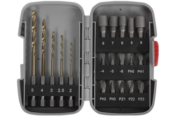 Набор насадок «ЭКСПЕРТ» для шуруповертов 20 предметов Зубр 26055-H20