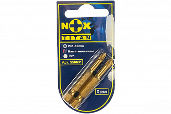Биты Titan (PZ1; 50 мм; 2 шт.) NOX 556631