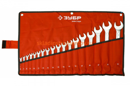 Набор комбинированных гаечных ключей 18 шт 6 - 32 мм Зубр 27087-H18_z01