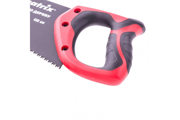 Ножовка по дереву 400 мм,7-8 TPI, зуб-3D, каленый зуб,тефл.покр.полотна, 2-х комп..рук-ка MATRIX 23549