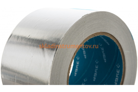 Лента алюминиевая клеящая (75 мм; 50 м) Зубр 12262-75-50