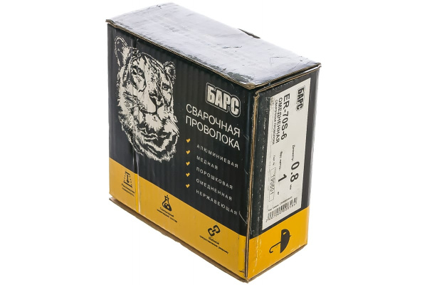 Проволока сварочная омедненная (0.8 мм; кассета 1 кг; СВ-08ГС) ER-70S-6 БАРС