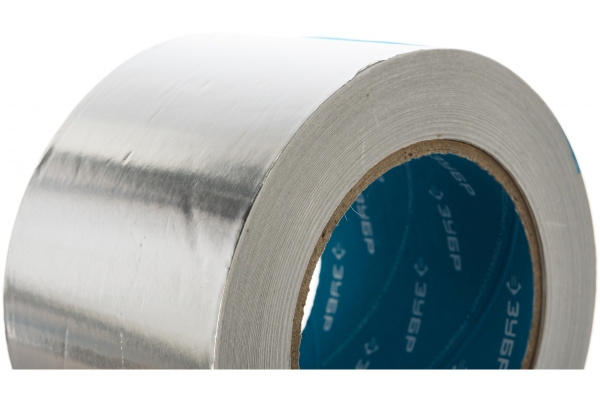 Лента алюминиевая клеящая (75 мм; 50 м) Зубр 12262-75-50