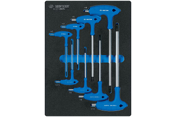 Набор шестигранников L-тип, ложемент, 8 предметов KING TONY 9-22108MRV