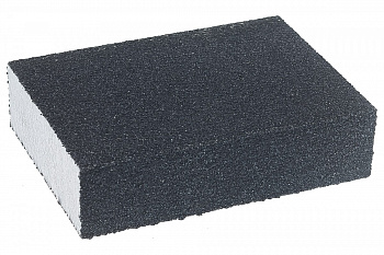 Губка шлифовальная «МАСТЕР» четырехсторонняя (100х68х26 мм; Р80; SiC) Зубр 35612-080