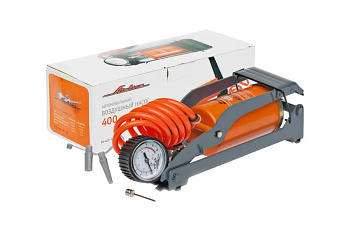 Воздушный ножной насос Airline 400 механический, 400 см3, съемный манометр PA-400-02