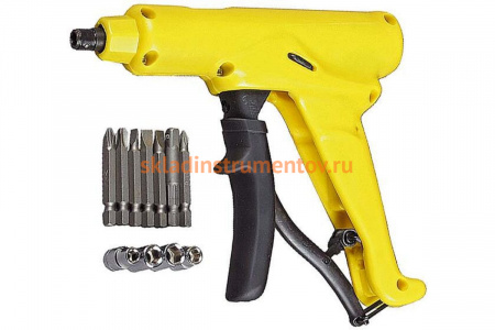 Пистолетная отвертка-автомат, 12 предметов ТЕВТОН 8-25-0013