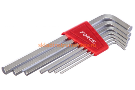Набор шестигранных Г-образных ключей FORCE 7 предметов 5072L