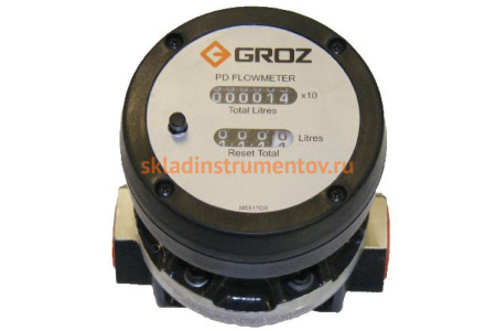 Счетчик механический GR10ARM-1V для масла и топлива GROZ GR45601 Счетчик механический GR10ARM-1V для масла и топлива GROZ GR45601