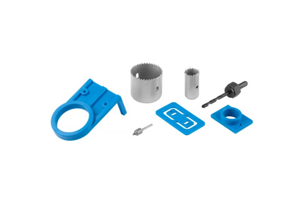 Набор для врезания замков ЭКСПЕРТ (7 шт; 25 мм; 54 мм) Зубр 2954-54-H7