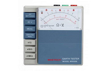 Аналоговый измеритель сопротивления заземления Mastech MS5209 00-00000285