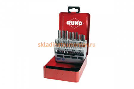 Набор метчиков Ruko М3-М12 мм HSS-G 21пр 245001