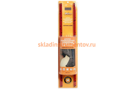 Cолнцезащитные раздвижные шторки (60х42-47 см, черный цвет) Airline ASPS-S-09