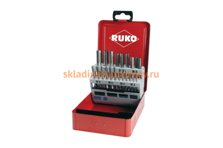Набор метчиков Ruko М3-М12 мм HSS-G 21пр 245001