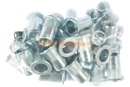 Заклепки резьбовые стальные (50 шт; M6х15.5 мм) КОБАЛЬТ 791-509