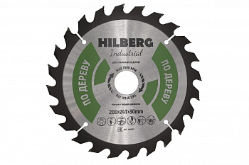 Диск пильный Industrial Дерево (200x30 мм; 24Т) Hilberg HW200