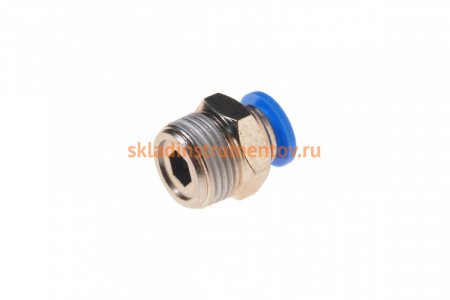 Фитинг для пластиковых трубок (8 мм; 3/8М) ROCKFORCE RF-SPC08-03
