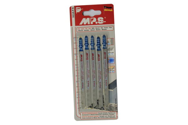 Пилки Bi-Metal (132х110х1.2-21 мм; 5 шт.) для сэндвич панелей, цветных металлов MPS 3114-F