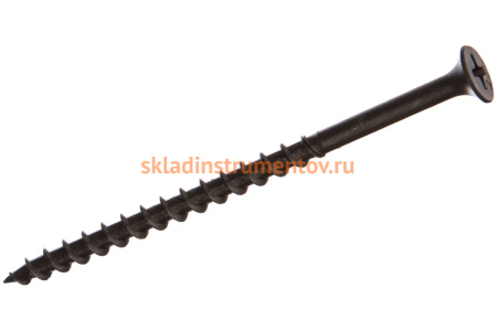 Саморезы универсальные оксидированные по дереву 200 шт. (4,2х75 мм; PH2; ТФ2) ЗУБР 4-300032-42-075