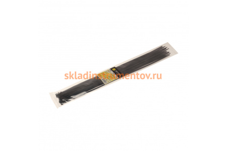 Универсальный пластиковый хомут ЭВРИКА черный 5.0x450мм 25шт ER-15452