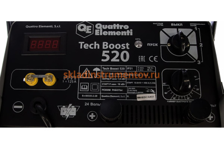 Пуско-зарядное устройство QUATTRO ELEMENTI Tech Boost 520 771-466