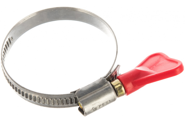 Хомуты Зубр ЭКСПЕРТ "Бабочка" нерж. сталь, накатная лента 9 мм, 35-50 мм, 2 шт. 37835-35-50