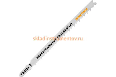 Пилка (2 шт; T345XF) для лобзиков ПРАКТИКА 038-739